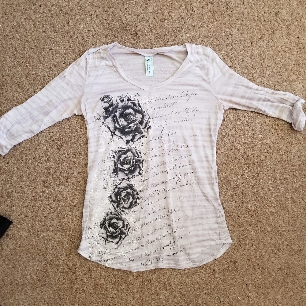 Top with roses